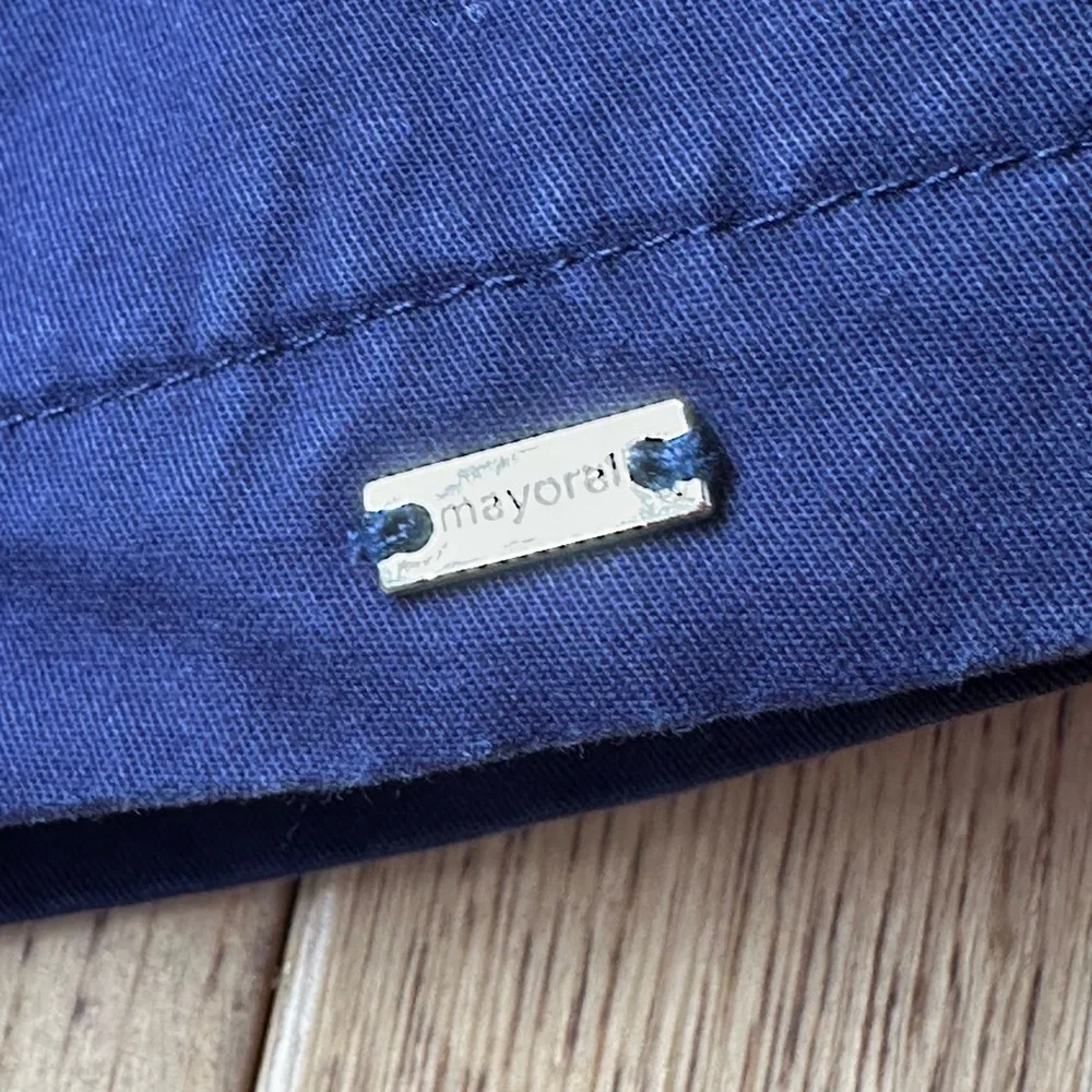 Mayoral Navy Hooded Girls Jacket